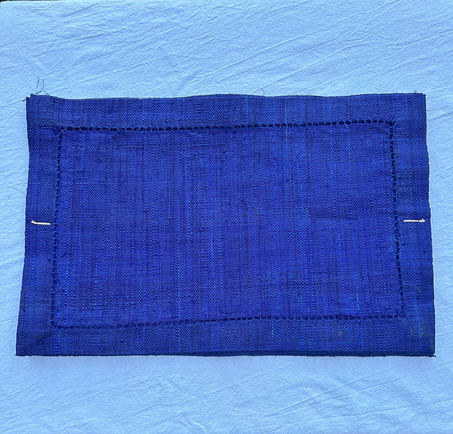 Rectangular raffia placemats