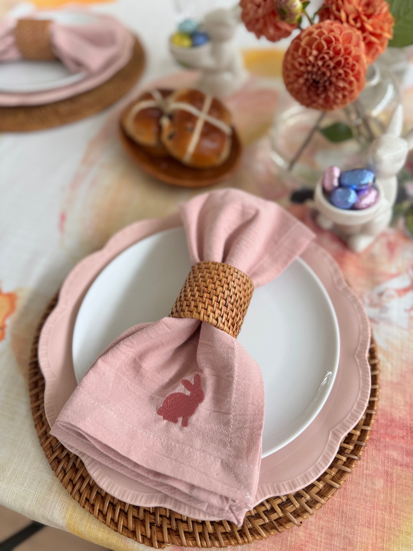 Bunny napkins