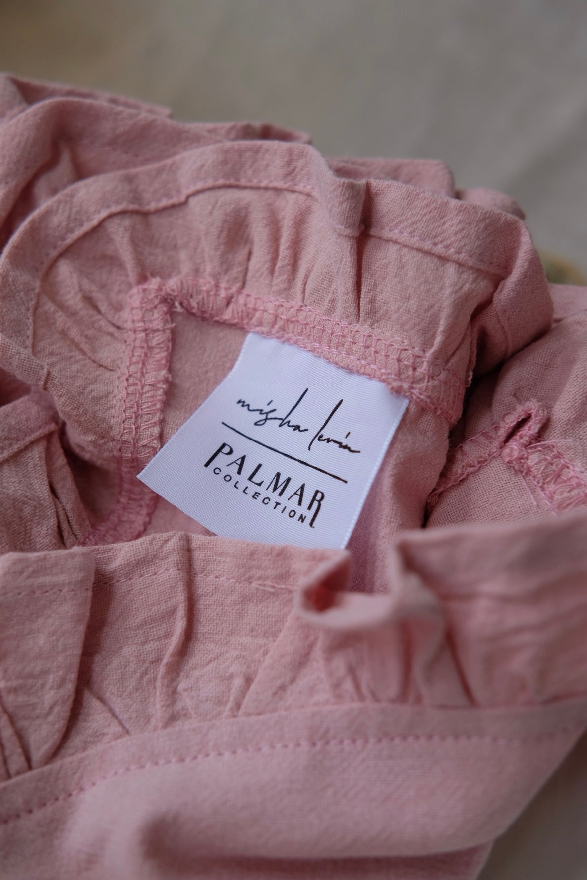 The rosé frill napkin set