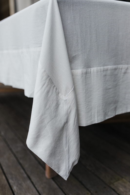 Ivory tablecloth