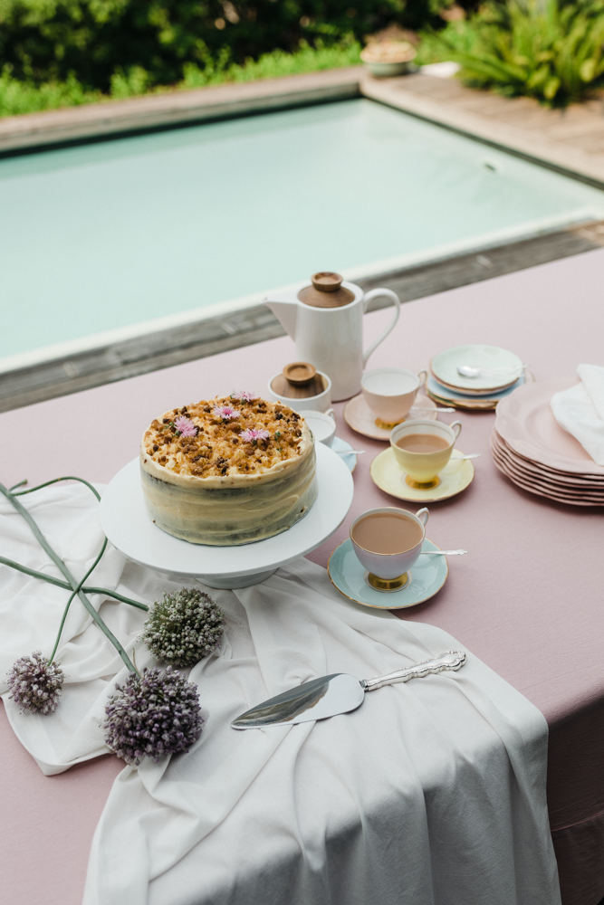 Rosé tablecloth