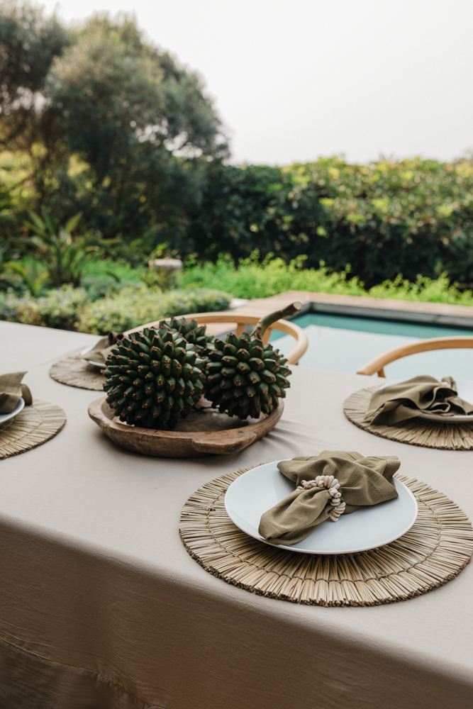 Sand tablecloth
