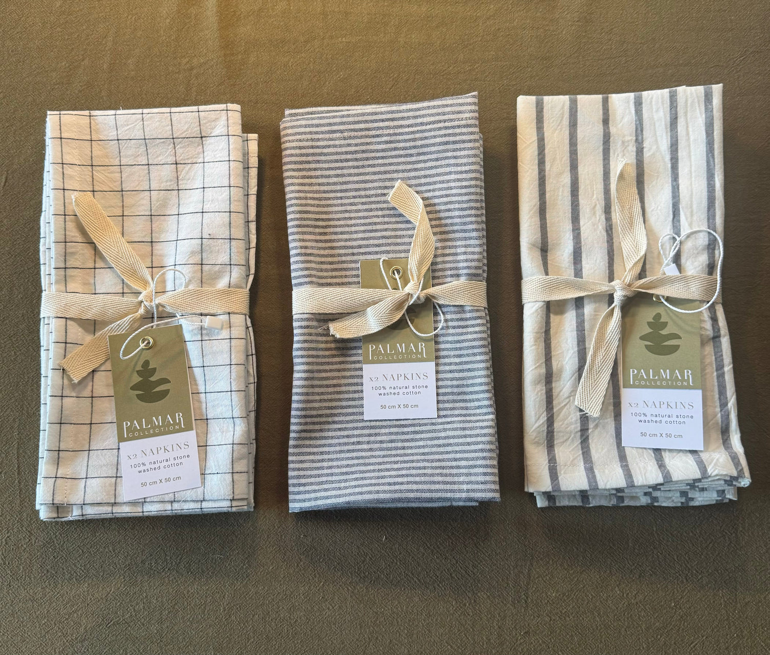 The stripe napkin sets