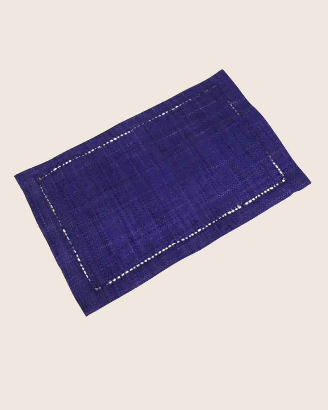 Rectangular raffia placemats