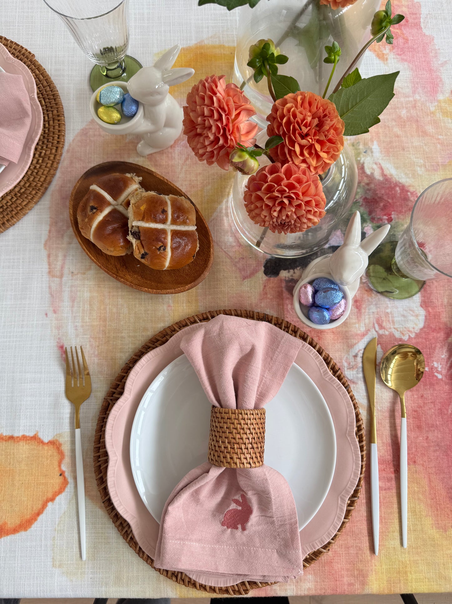 Bunny napkins