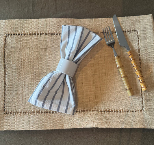The thick stripe napkin set