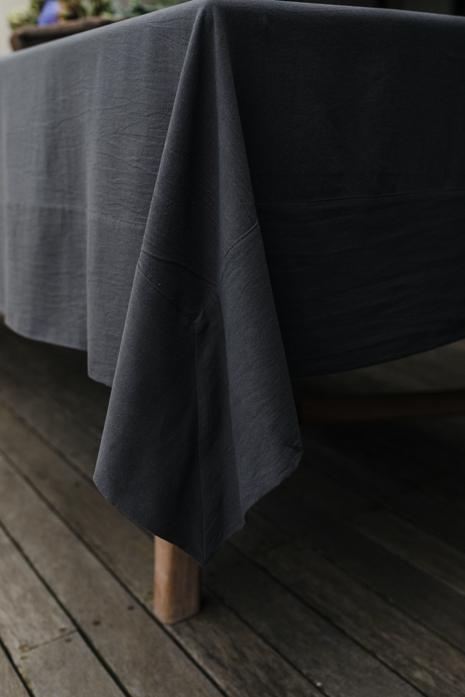 Moon grey tablecloth