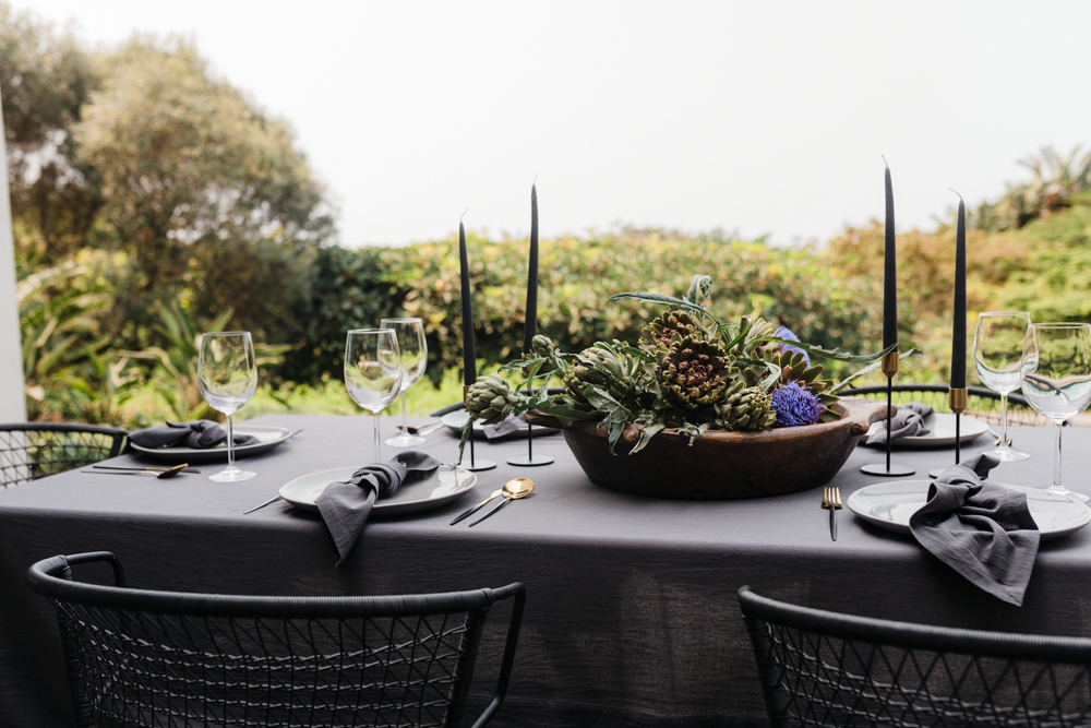 Moon grey tablecloth